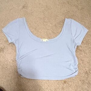 Bozzolo Sky Blue Women's Crop Top